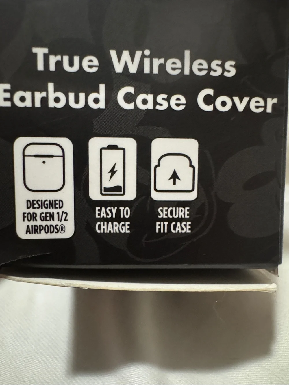 Disney Mickey Mouse Earbud Case Cover - Red, Black, White